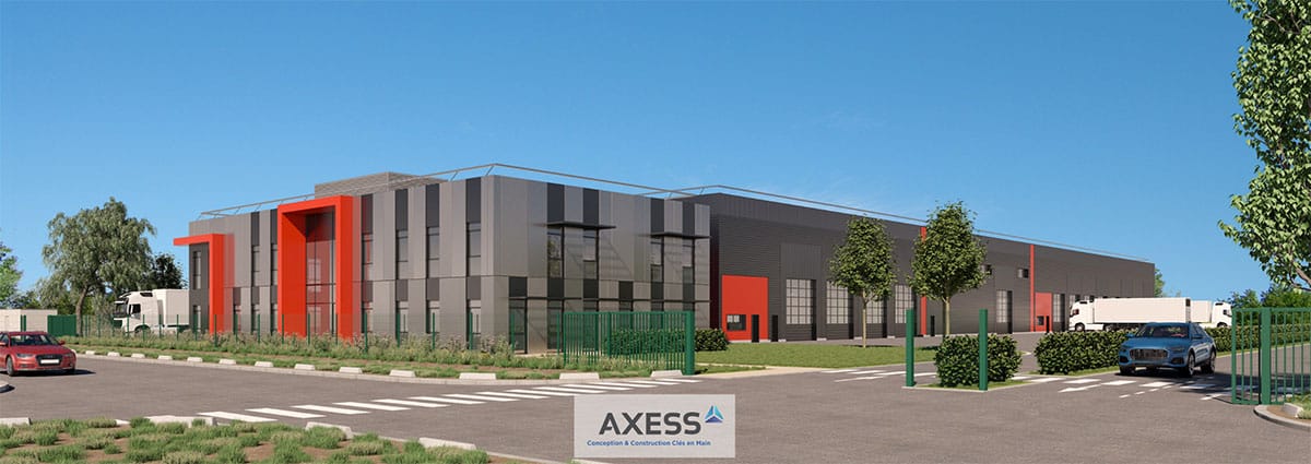 AXESS Ile de France Nord is supporting Logicor in the process of construction of a property complex, mainly for industrial use, with a surface area of 5,200 m²
