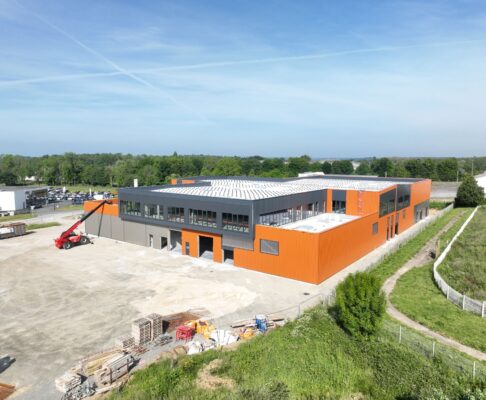 À Concarneau, Axess Bretagne construit le futur siège de Barillec, spécialiste de l’électricité marine