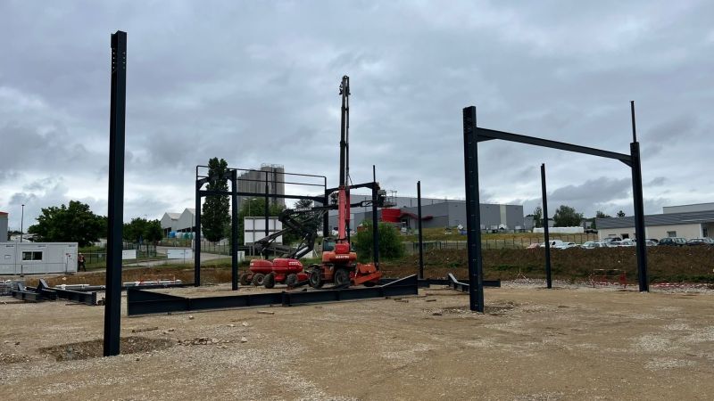 Construction d&rsquo;un parc d&rsquo;activités à Ludres : 10 cellules mixtes livrées par Axess pour Axdev Grand-Est et DeA Capital Real Estate
