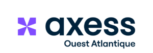 Logo Axess Ouest Atlantique en couleur