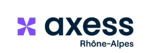 Logo Axess Rhône-Alpes en couleur